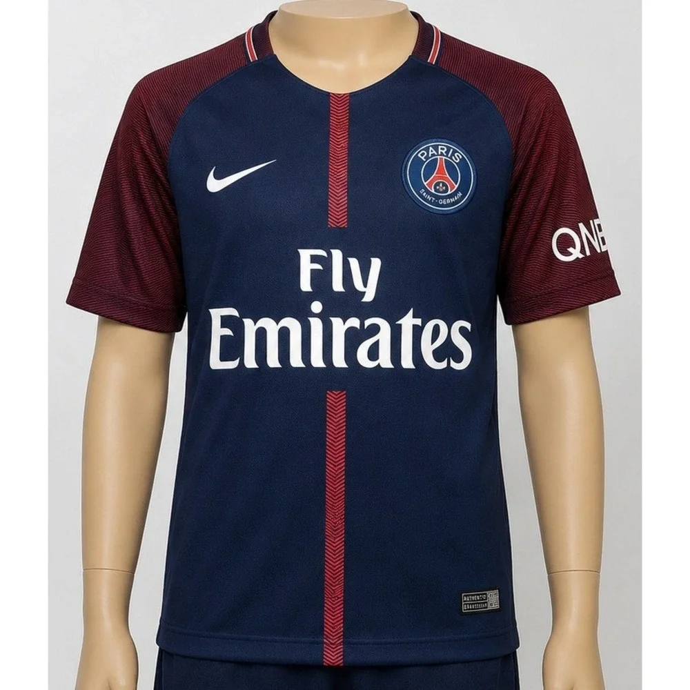 Nike PSG Neymar Jr 10 Youth 24 Dri-FIT Soccer Jersey Paris Saint-Germain Blue XS